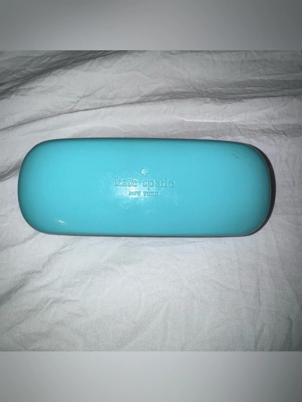 kate spade Turquoise Hard Shell Eyeglass Case